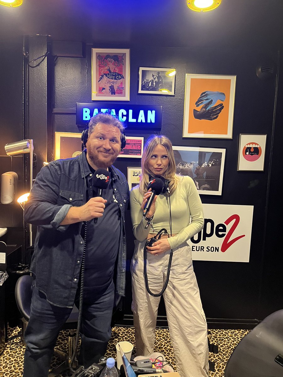 Europe2's tweet photo. @clementetsandra sont prêts pour la date parisienne de la tournée Europe 2 Nouvelle Scène 🤩 https://t.co/1oHgZTebDc
