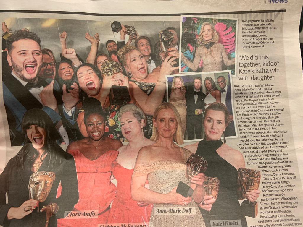 Stupid happy #bafta #thetraitors #thetraitorsuk ❤️