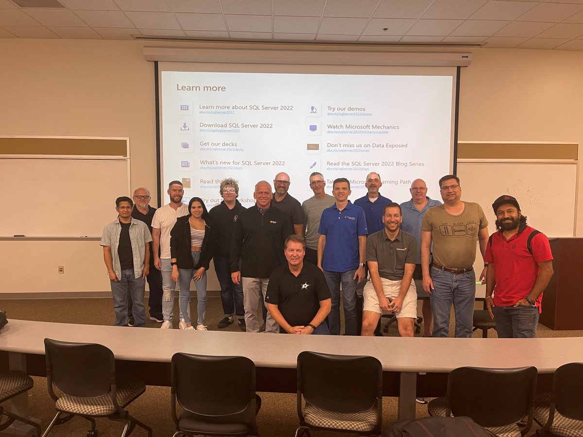 bobwardms's tweet image. Survivors...I mean attendees of the #sqlserver2022 workshop from #sqlsatjax. Next delivery is a special offering in the Boston area June 9th. lnkd.in/gewNRJFU. And hot off the presses. We will be at #SQLKonferenz for all you #DataMonster fans. lnkd.in/gc3Pn6V9.
