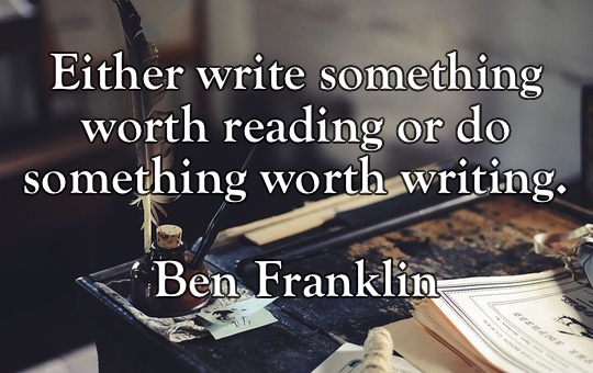 #QuoteOfTheWeek #BenjaminFranklin #wisdom #FoundingFather #statesman #diplomat #writer #philosopher