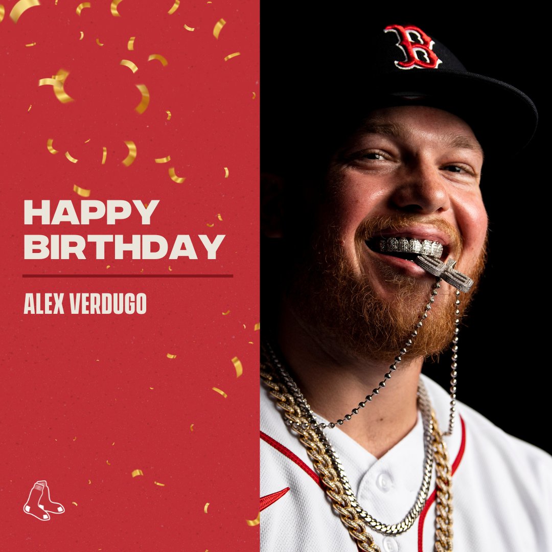 Red Sox on X: VERDUGOREDSOX! Happy birthday, Dugie! 🥳