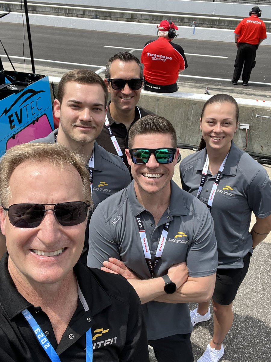 PitFitInc's tweet photo. Tremendous weekend of @Senaptec education for our team. Justin Foster came to our Indy facility to further our knowledge on our Sensory Stations, Swift Touch, and Strobes. And we treated him to the @INDYNXT & @IndyCar races at IMS on Saturday!
#pitfit https://t.co/UE5ux8FWyW