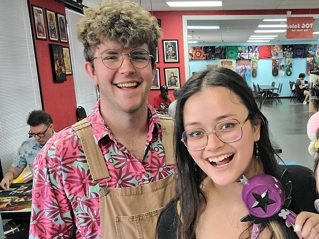 GigaBitesSocial's tweet image. Our Magical Girl event was a blast! Keep an eye on our Facebook for more fun and wacky one-time events! ✨️🎀🌟
#magicalgirl #events #facebookevent #Facebook #hobbyshop #gamestore #SmallBusiness