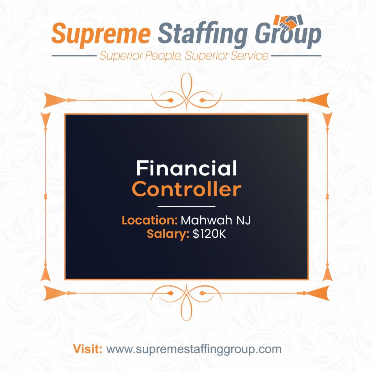 Attention Finance Professionals! 🚀 

Join our leading manufacturing client in Mahwah, NJ as a Financial Controller! 

Job details: bit.ly/3pDiJHc

#FinancialController #FinanceJobs #MahwahNJ #Manufacturing #Accounting #FinancialManagement #CareerOpportunity