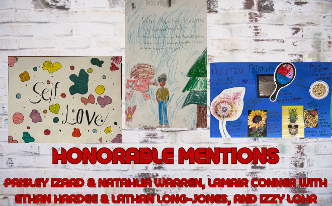 BlackWaterMS's tweet photo. Student poster contestants were called down  Thursday to announce the winners. We are happy with all the posters turned in and are planning on continuing the poster contest next year. Thanks to our Title1 team for coordinating all of the student activities! https://t.co/GiL1LS8p0j