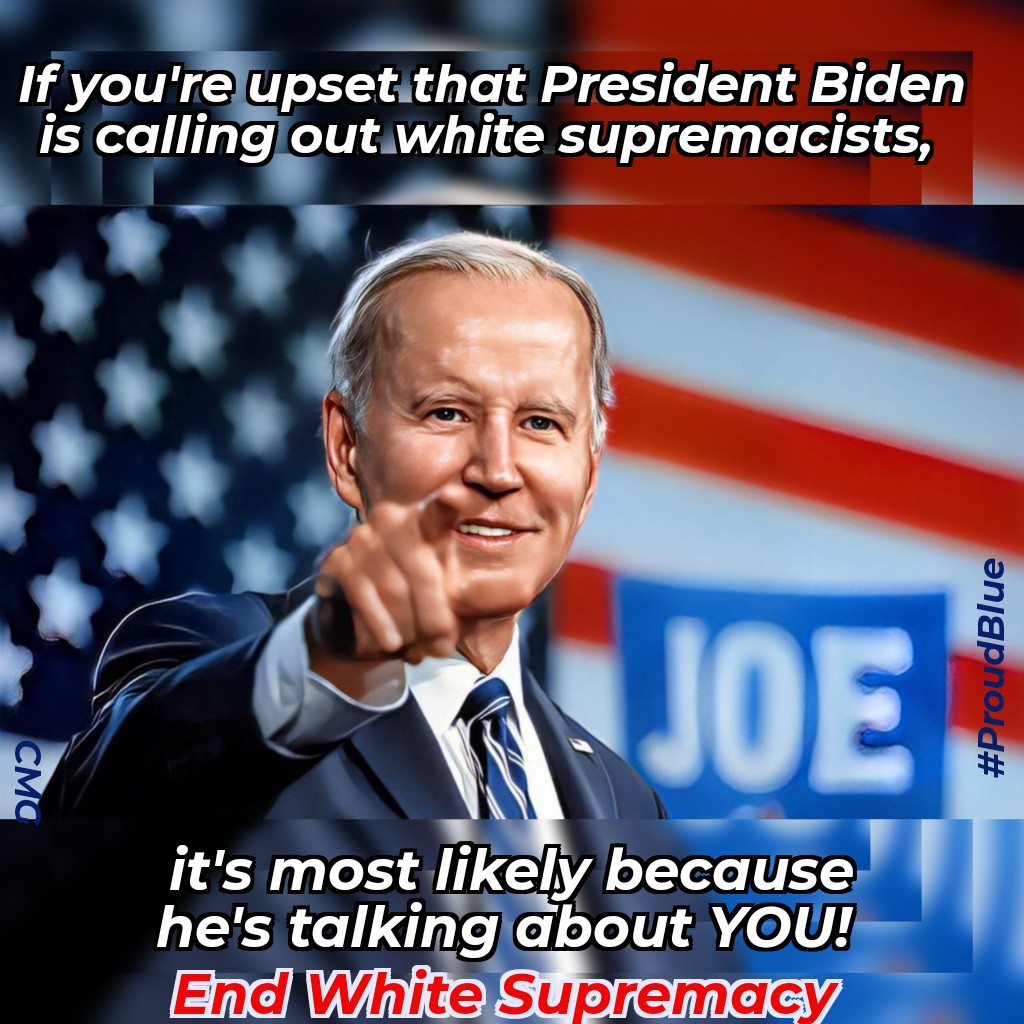 #ProudBlue #DemVoice1
#FreshResist #DemCast

Just a reminder that we have a President who takes the threat of Domestic Terrorists seriously. 

#SaferWithBiden
I'm voting Biden Harris 2024. Will you?