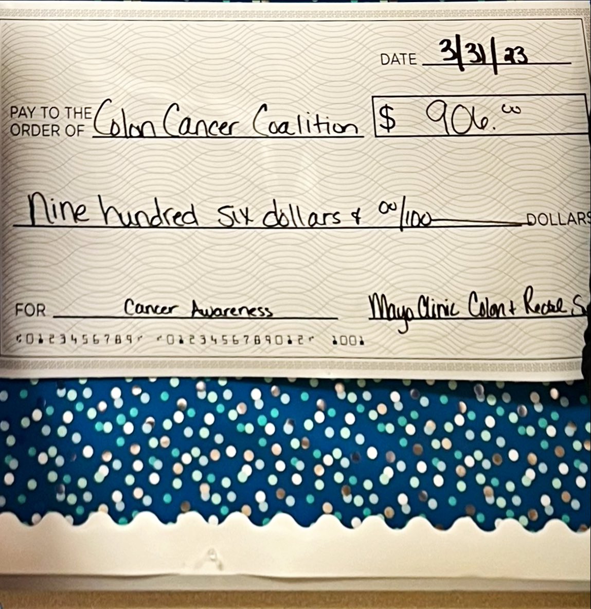 Eric J. Dozois (@ericdozoismd) on Twitter photo Proud of our nursing team led by Nicole Howard to raise money for colon cancer coalition. <a href="/MayoClinic/">Mayo Clinic</a> <a href="/MayoClinicSurg/">Mayo Clinic Department of Surgery</a> <a href="/ColonCancerCoal/">Colon Cancer Coalition</a> Proud of our nursing team led by Nicole Howard to raise money for colon cancer coalition. <a href="/MayoClinic/">Mayo Clinic</a> <a href="/MayoClinicSurg/">Mayo Clinic Department of Surgery</a> <a href="/ColonCancerCoal/">Colon Cancer Coalition</a>