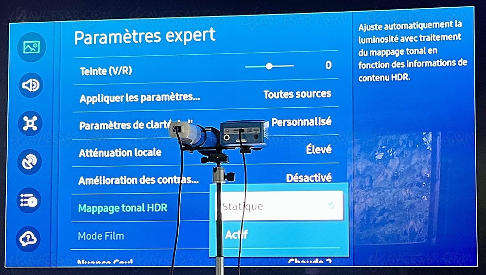 Avcesar's tweet photo. TV Mini LED Samsung 2023, choix d'un Tone Mapping statique ou dynamique et pic lumineux record #QN800C #QN800B #QN900C #tonemapping #QN900B #NeoQLED @SamsungFR #tech @SamsungNewsroom #QLED #HDR #samsung #miniLED @SamsungTV https://t.co/Z6zLq0sHbl https://t.co/CieuUcgJDY