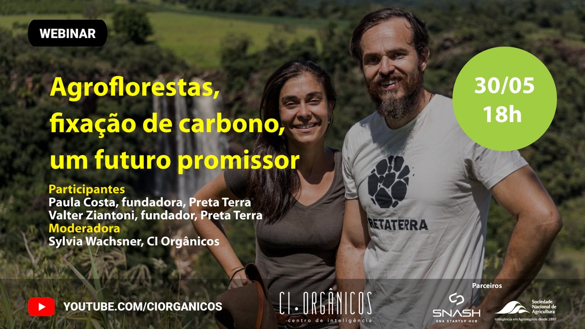 organicsnet's tweet photo. Preta Terra, reconhecida no Brasil e internacionalmente pelos desenhos sistemas de produção agroflorestais, regenerativos, polivalentes e confiáveis. Webinar, 30/05, 18h. YouTube: CI Orgânicos. https://t.co/SmbZHN3ZkM https://t.co/lTxuhWoORb