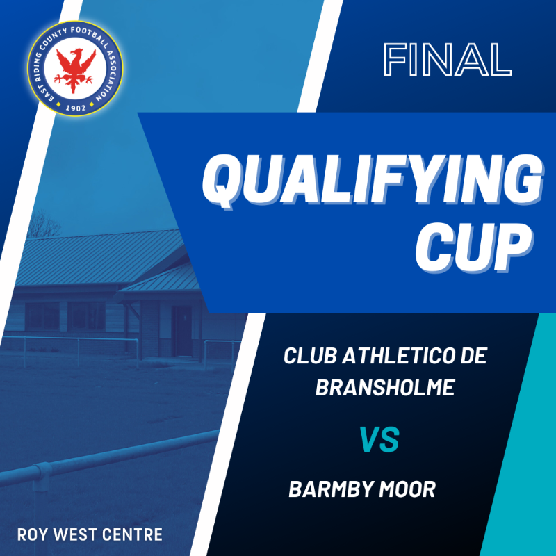 EastRidingFA's tweet photo. 🥳 It's Cup Final day down at the Roy West Centre!!

🎟️ The games kicks off at 7pm and admission is £4 adults &amp; £2 concessions.

🍔 Refreshments are available.