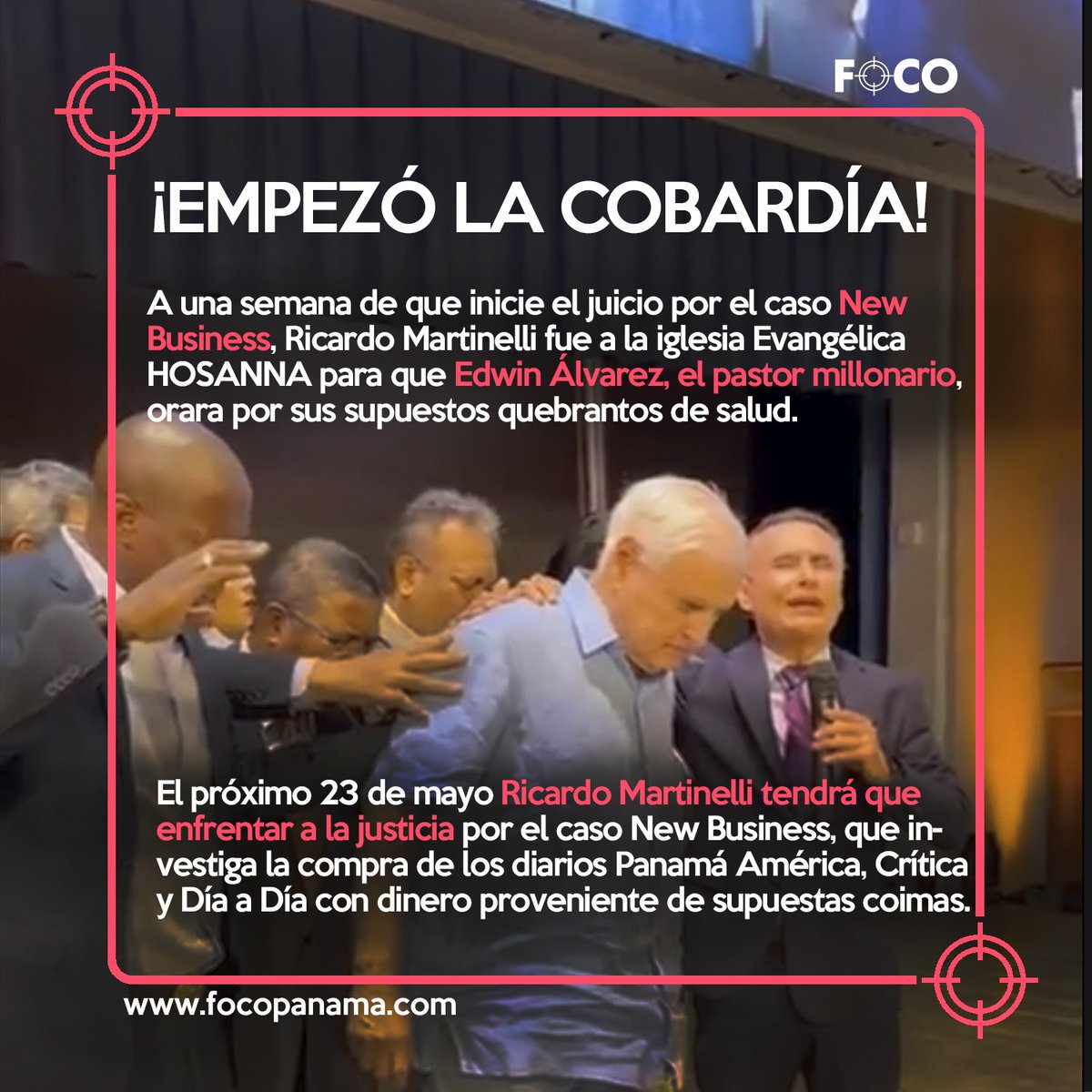 Ni el PASTOR MILLONARIO lo salva de lo que viene.