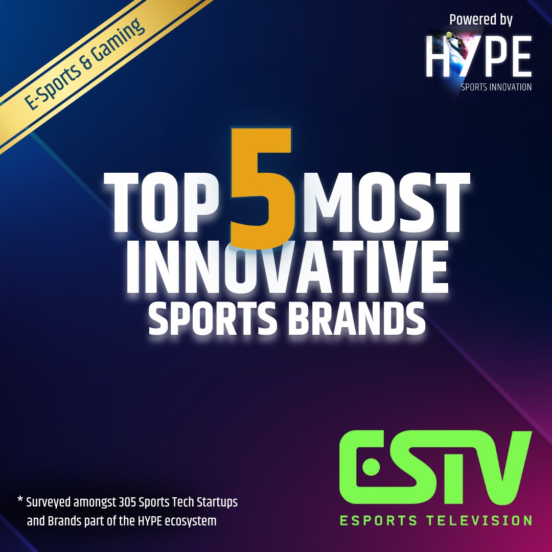 <a href="/estvesportstv/">ESTV - Esports TV</a> shines as a standout among the Most Innovative Sports Brands of 2023! ️ 📺 👾

Warmest congratulations and kudos to Eric Yoon and the exceptional team at ESTV!

As a pioneering frontrunner in the world of Esports &amp; Gaming, ESTV is driving a transformative wave in