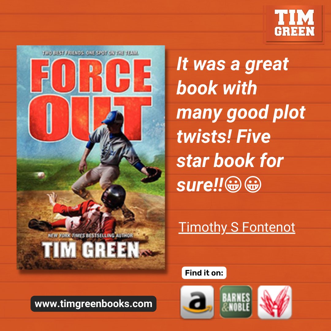 timgreenbooks's tweet image. Experience a captivating, five-star read with thrilling plot twists that will keep you on the edge of your seat. Get ready for an unforgettable reading experience that will leave you smiling!
.
#forceout #timgreen #bestfriends #baseballplayers #teamwork