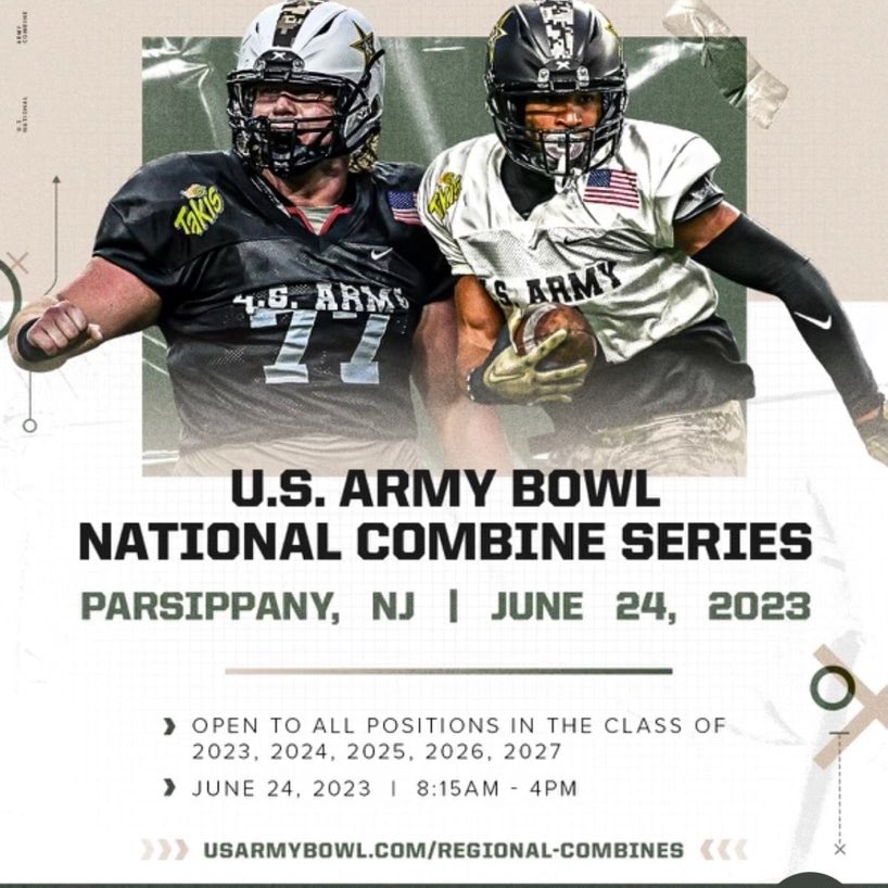 Zack_Rich57's tweet photo. Thank you @CAPCOsports for the @USArmyBowl combine invitation! @CoachMeansOXFB @swarm_defense https://t.co/AFxY54qS3X