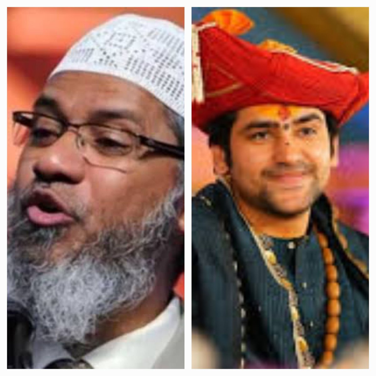 हां बे मुल्ले !
.
बागेश्वर धाम वाले वाले " धीरेन्द्र शास्त्री " घृणा विक्रेता है !
.
और जेहादी " जाकिर नायक " शहद बांट रहा है  !
.
😡😡