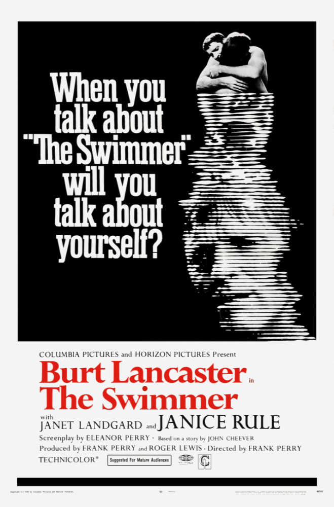 PeterAPeel's tweet photo. THE SWIMMER opened in New York on this day in 1968. Happy 55th to Ned Merrill as he continues to swim home. https://t.co/mQLznQfy2G https://t.co/2GFDaxA42s