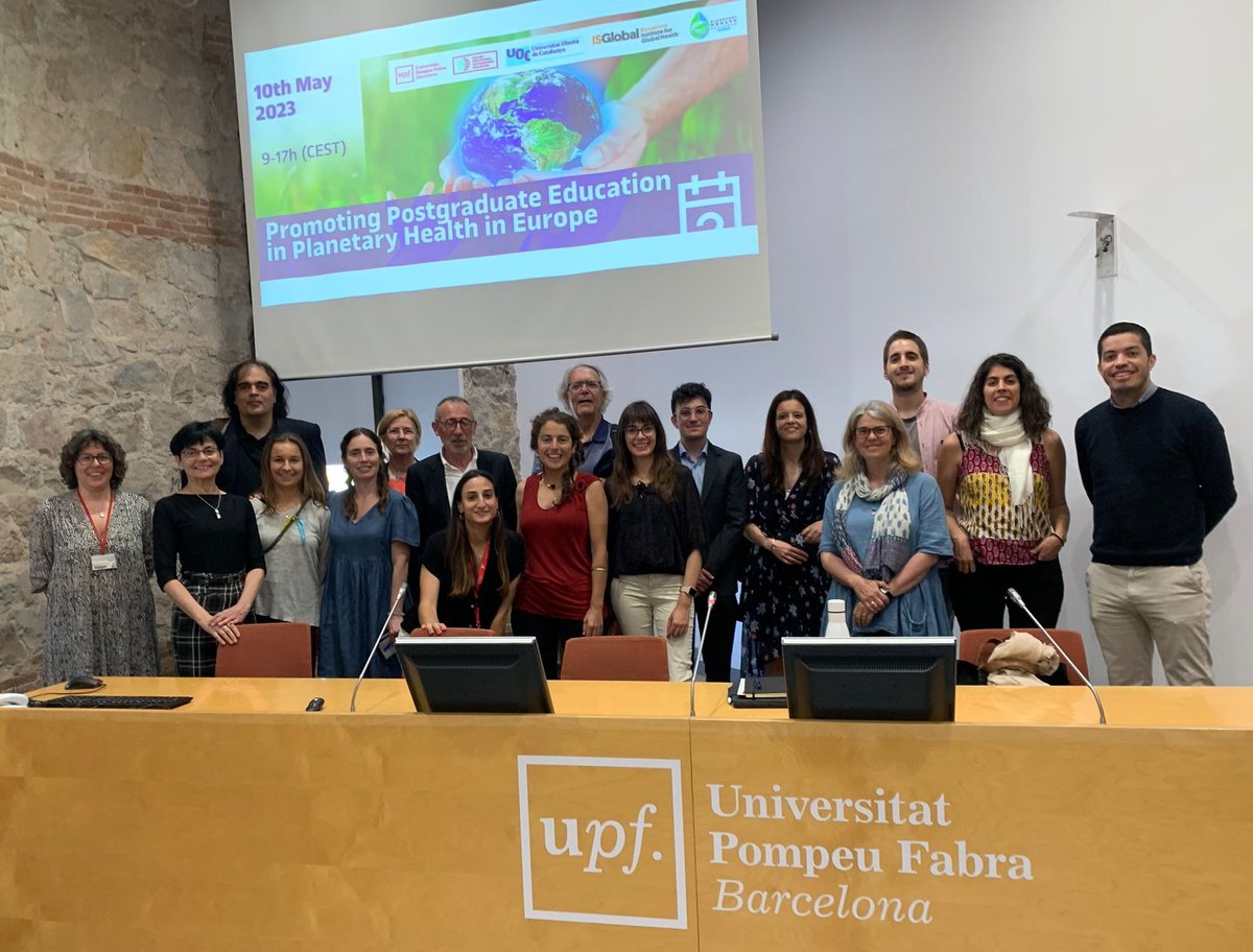 Last week we met to discuss how Planetary Health could be promoted in Postgraduate Education in Europe.

Feeling grateful for the opportunity to participate in this workshop. We need more education with an interdisciplinary Planetary Health perspective.