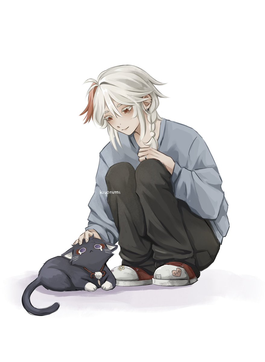 kiyonvmi's tweet photo. kazu and scara meow meow >w< #kazuscara #GenshinImpact https://t.co/vzQFwZiGry