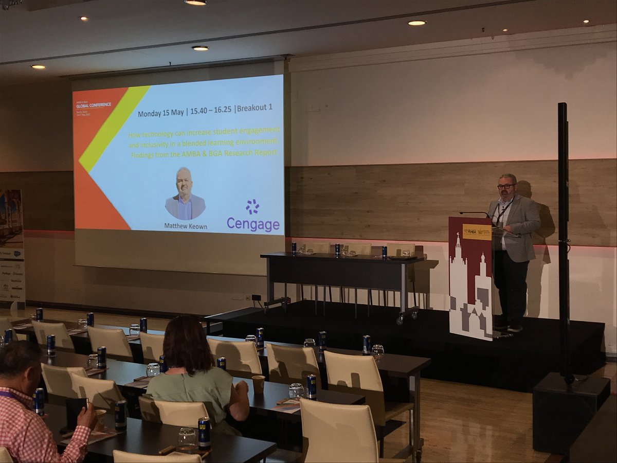 Assoc_of_MBAs's tweet photo. 📣It’s now time for the breakout sessions

A session titled ‘How technology can increase student engagement and inclusivity in a blended learning environment’ – hosted by Matthew Keown (Head of Sales for the UK and Europe at Cengage) https://t.co/KfONpRqZg8