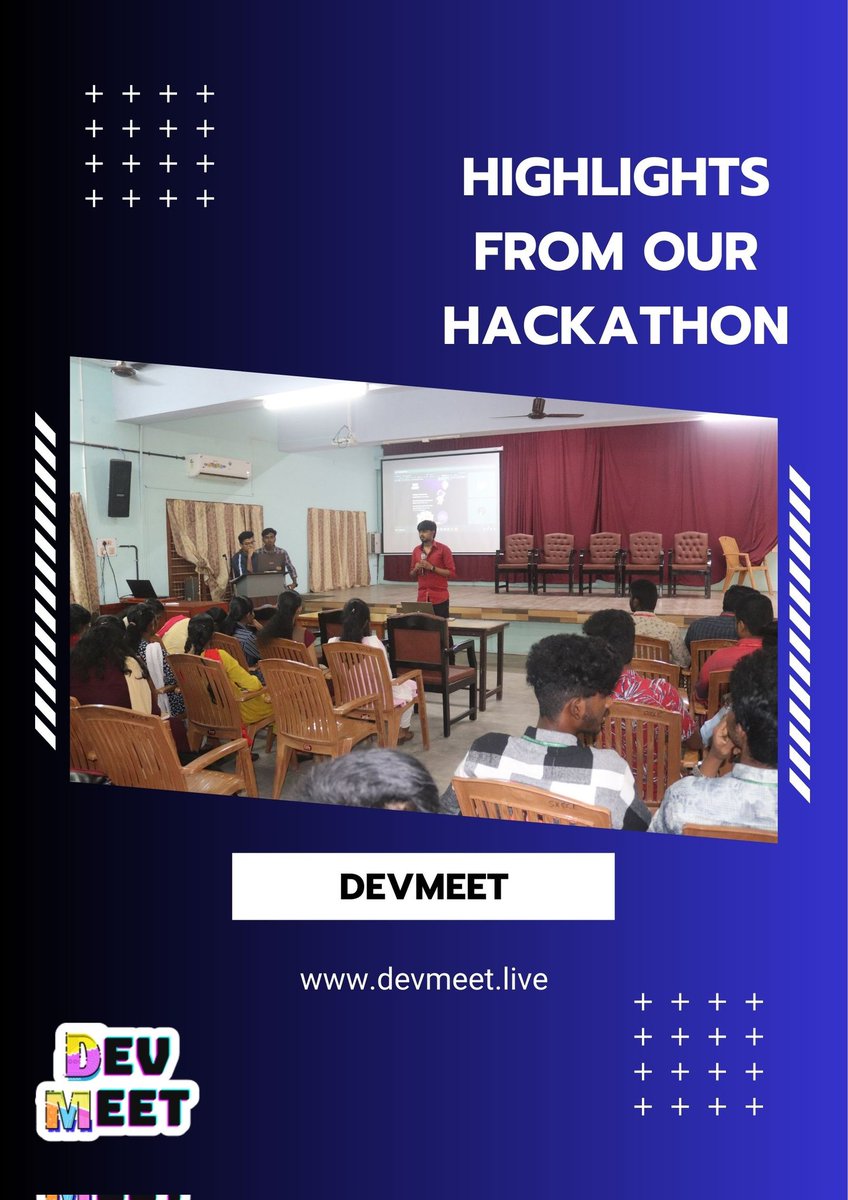 DevmeetLive's tweet photo. Really happy to announce our first hackathon🧑‍💻 has been successfully completed✅
Huge thanks to the team and the students🦸‍♂️🦸‍♀️ who participated.
We couldn't have been here🏆 without our support The Devfolio🚀
Stay tuned for upcoming updates⭐
#devmeet #hackathon https://t.co/ks7rA0EFKw