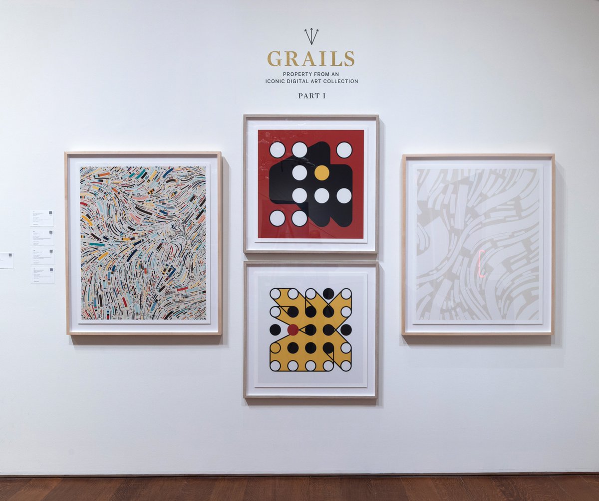 Sotheby's Metaverse (@sothebysverse) on Twitter photo Have you checked out <a href="/Sothebys/">Sotheby's</a> Marquee Week Exhibition yet?
📍On view until 18 May at Sotheby's New York. Head to the first floor and view select works from <a href="/dmitricherniak/">Dmitri Cherniak</a> 's 'Ringers' and <a href="/tylerxhobbs/">Tyler Hobbs Studio</a> ' captivating 'Fidenzas' collection. Have you checked out <a href="/Sothebys/">Sotheby's</a> Marquee Week Exhibition yet?
📍On view until 18 May at Sotheby's New York. Head to the first floor and view select works from <a href="/dmitricherniak/">Dmitri Cherniak</a> 's 'Ringers' and <a href="/tylerxhobbs/">Tyler Hobbs Studio</a> ' captivating 'Fidenzas' collection.