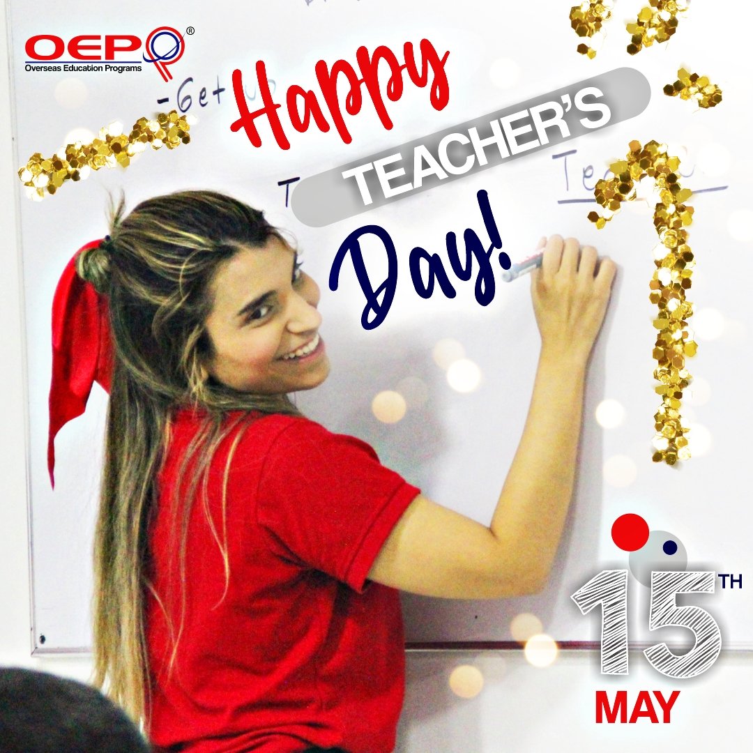 OEPinstitute's tweet photo. Sentimos una gratitud enorme por nuestros docentes, quienes han desempeñado su labor con dedicación y respeto. ¡Los admiramos!

¡Feliz #DíaDelMaestro!👩‍🏫 https://t.co/frgQ1mKpnv