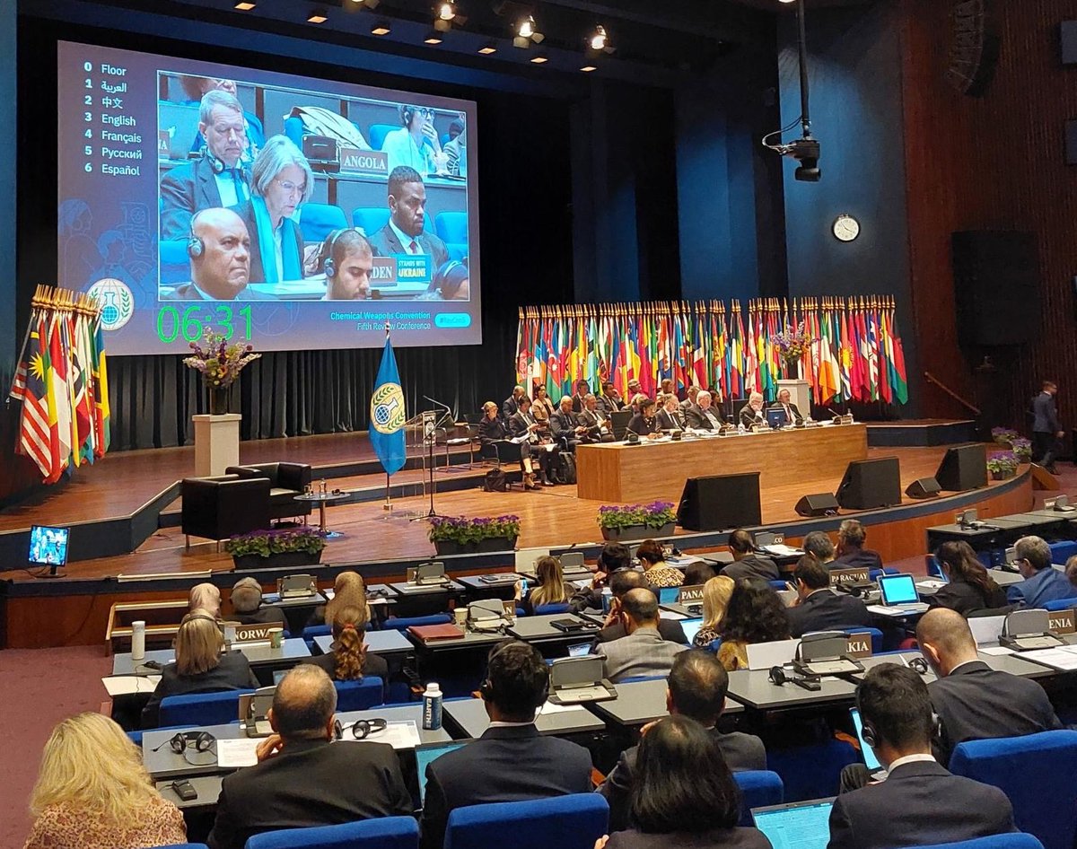 “Safeguarding the global norm against the use of chemical weapons and countering their re-emergence is a shared obligation of all States Parties. Silence and inaction are not an option.” 

Full EU statement for the CWC’s Fifth Review Conference #RevCon5 tinyurl.com/44rsrm2c
