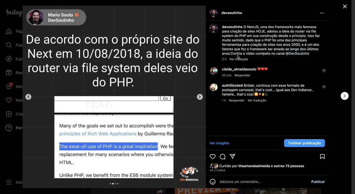 omariosouto's tweet image. Aeee quer receber uns drops de tecnologia?

Me segue no instagram tbm!

instagram.com/DevSoutinho

instagram.com/p/CsQ0uCBN6jE/

#DevSoutinho #TecTips