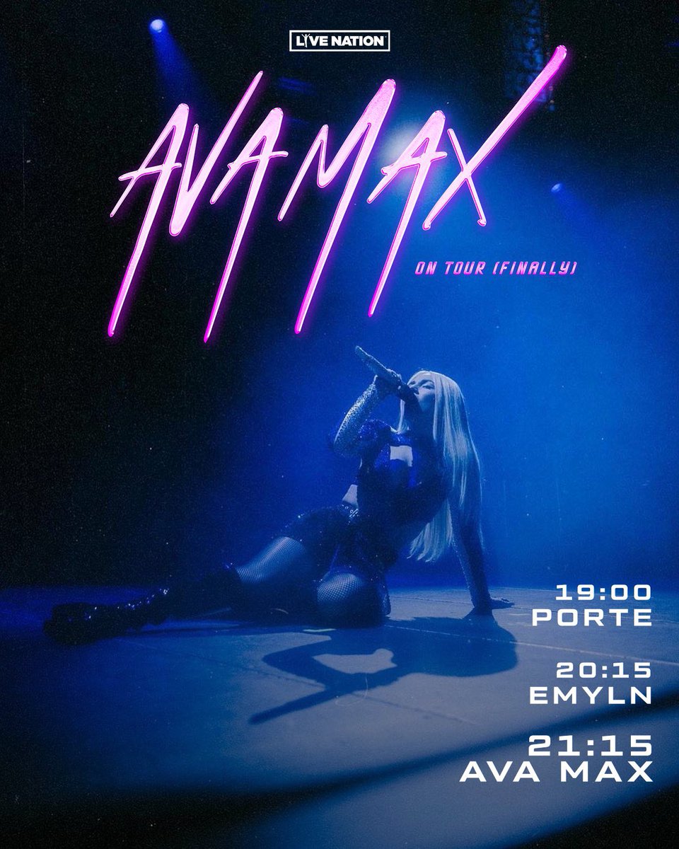 Ava Max Tour tweet media