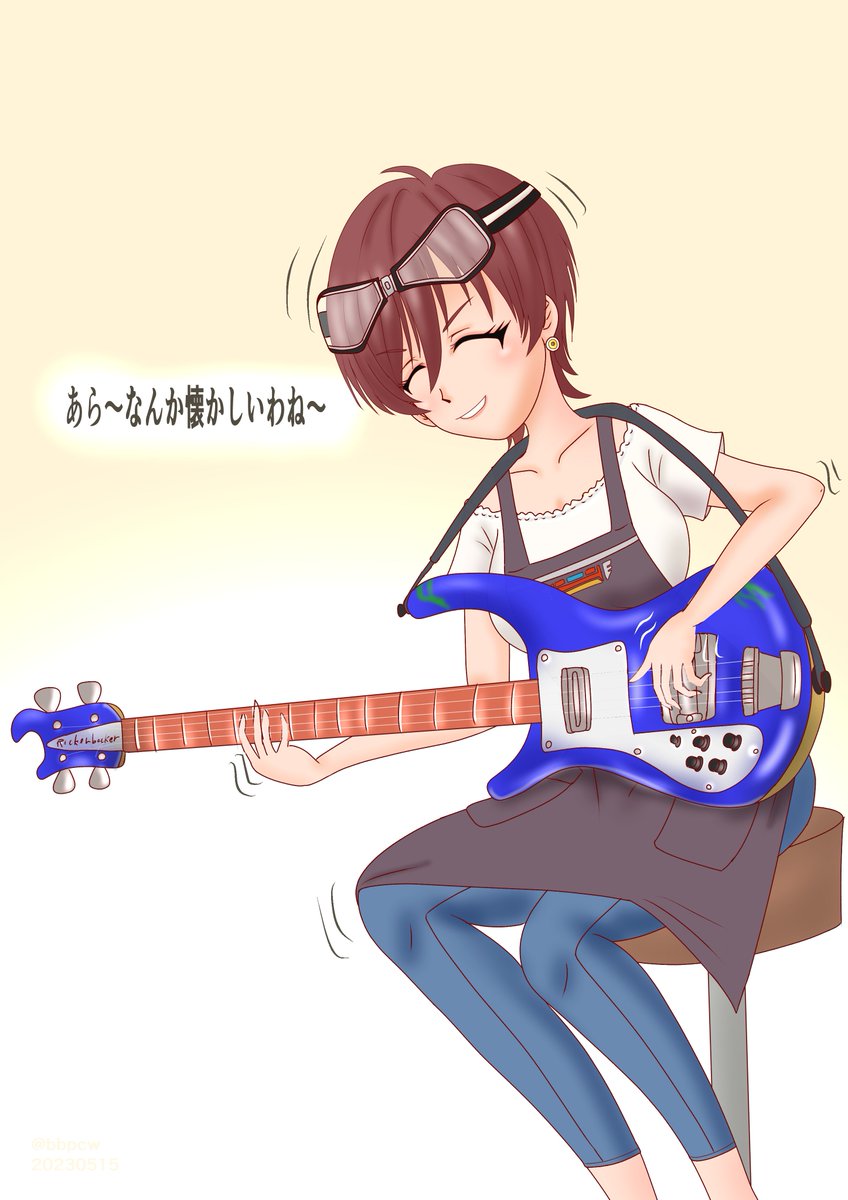 「一日遅れですが母の日で六花ママ描きました お店に入ってきたベースに別次元の過去の」|ビバ㌠ ユニバースのイラスト