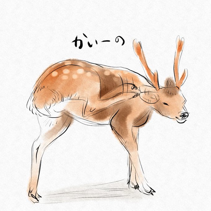 夜のラフスケッチ