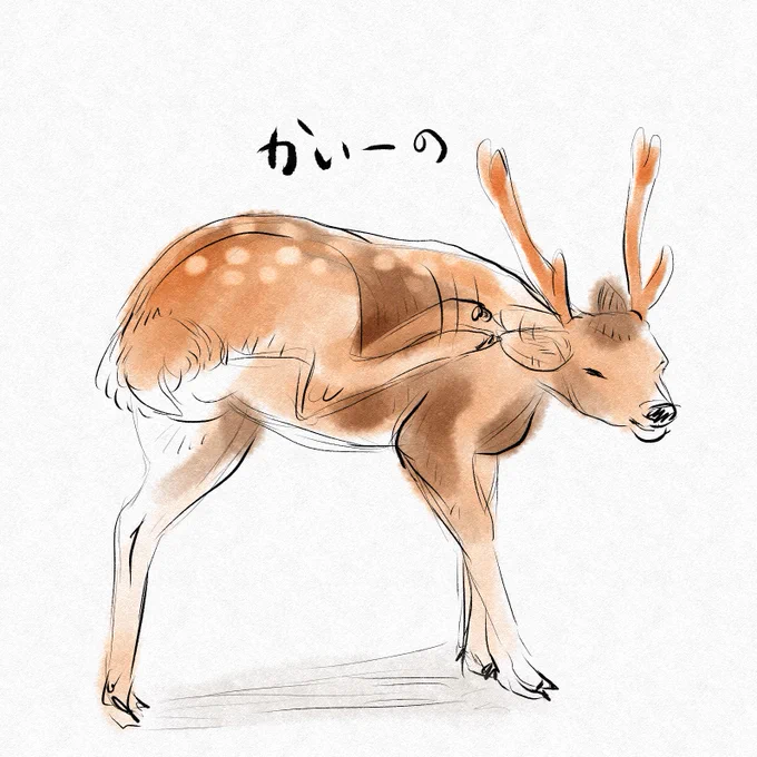 夜のラフスケッチ