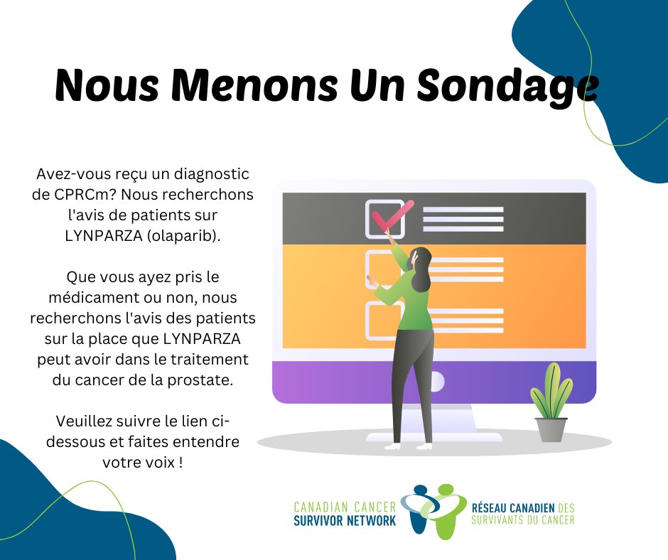 melanomacan's tweet photo. Un dernier rappel pour participer à notre #sondage!

Si vous avez été atteint d'un #cancer de la prostate résistant à la castration métastatique (CPRCm), ou si vous êtes proche aidant d'une personne atteinte, veuillez cliquer sur le lien ci-dessous: https://t.co/37Ceke2XGv https://t.co/fH4SyOudyE