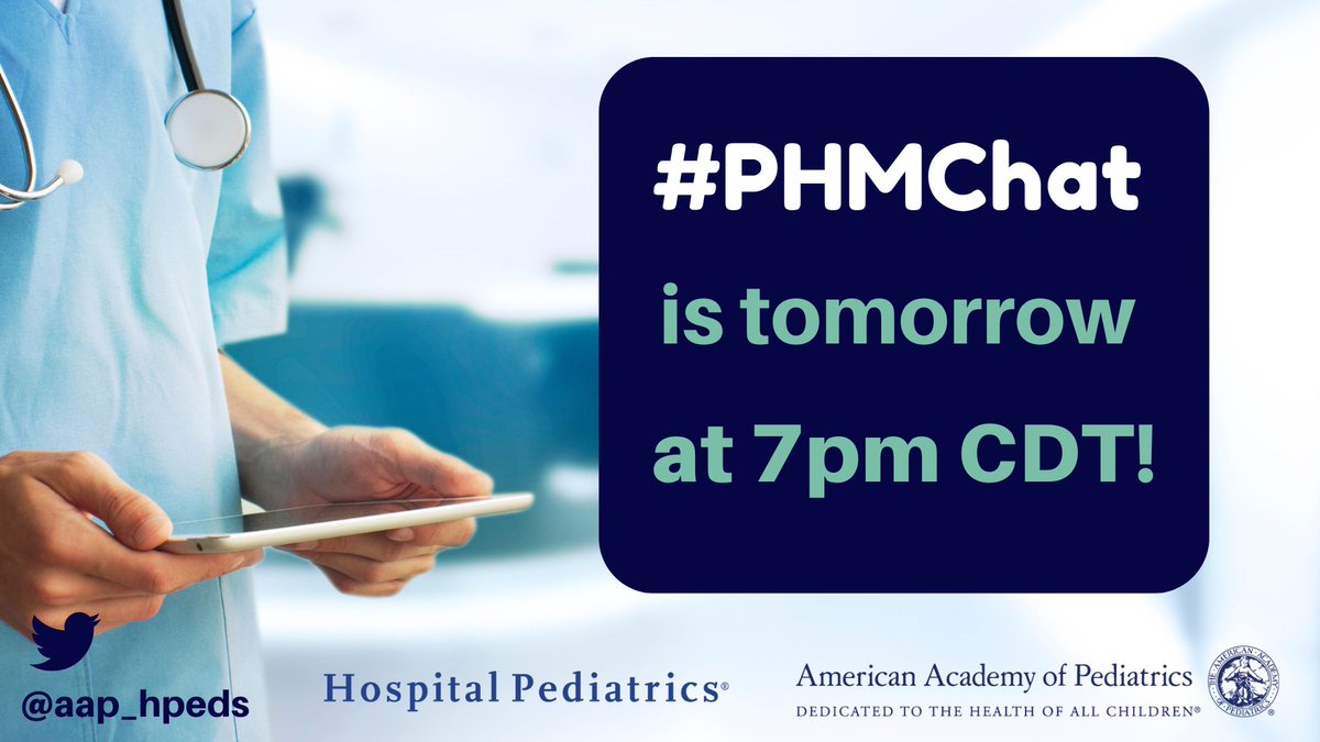 🚨 #PHMChat is TOMORROW 5/16 at 7pm CT 🚨 Join us to discuss 'Supporting Scholarly Work in Medicine' w/ special guest @ForsterKs, Section Editor of Method/ology #HospitalPediatrics 👋 Tag a mentee to join you at the chat Read Method/ology articles: bit.ly/42OWqwI