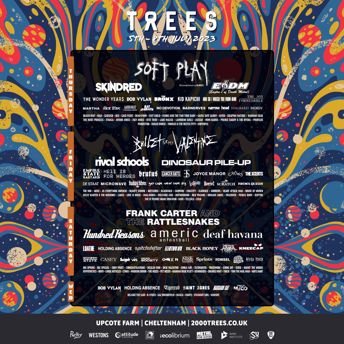 We've got two @2000trees tickets to giveaway!! Who wants to join us? All you have to do is head to the link below and type in 'Deaf Havana' when asked who sent you. Simple!! See you there: 2000trees.co.uk/landing/BANDCO…