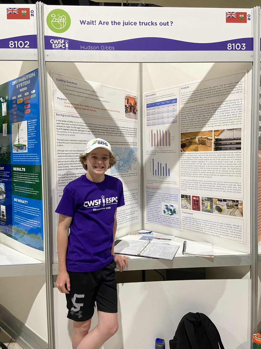 Best of luck to our 3 CDSBEO students competing at the Canada Wide <a href="/ysc_sjc/">Youth Science Canada</a> Science Fair in Edmonton!  We are proud of the hard work and passion our students have put into their projects.  Good luck to Alyssa (<a href="/VLES_cdsbeo/">Virtual Learning Elementary School</a>), Hudson (Iona Academy), and Dolev (Holy Trinity CSS)!