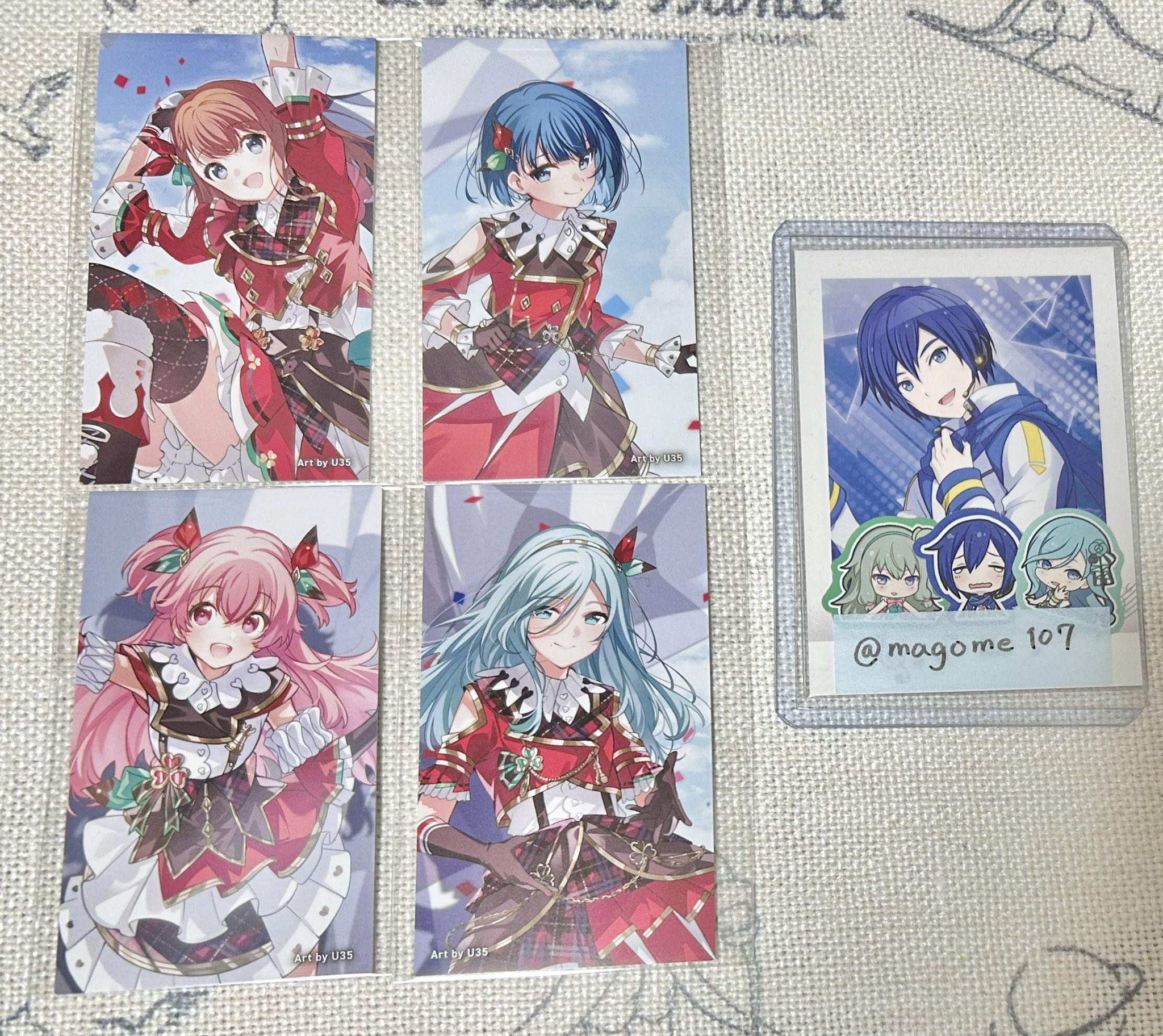 ディズニーコレクション プロセカ 2DMV KAITO 缶バッジ モモジャン