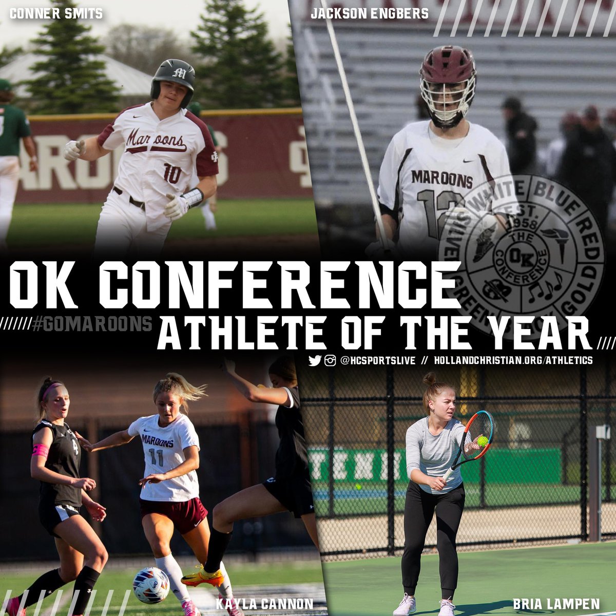 HCsportslive's tweet photo. Congrats to our Athletic Award recipients! #GoMaroons @MaroonsAD https://t.co/rlxAABxzwt