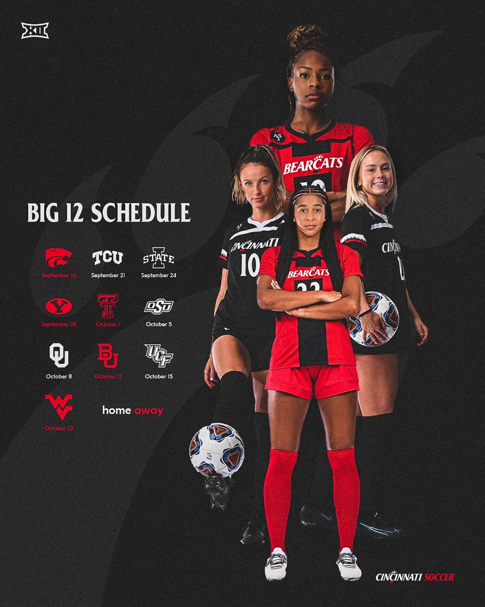 Mark your calendars! It's almost time ⏳

📝 » cpaw.me/056c8d

#Bearcats | <a href="/Big12Conference/">Big 12 Conference</a>
