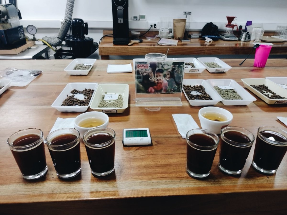 espressorep's tweet photo. Many thanks to these kind people for an amazing cupping and a tour! We are excited to bring these coffees back home to share with our coffee lovers. 
.
.
#EspressoRepublic #Coffee #FreshfromtheFarm #SingleOrigin #Colombia https://t.co/d8MjZpjY1f