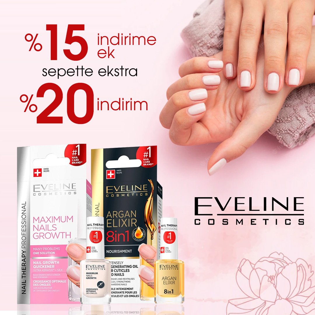 Fırsatlar dolu alışveriş zamanı! Eveline Cosmetics ürünlerinde %15 indirime ek olarak, sepette ekstra %20 indirim fırsatı var! 💞💞

dermoeczanem.com/eveline-cosmet…

#EvelineCosmetics #indirim #tırnakbakımı