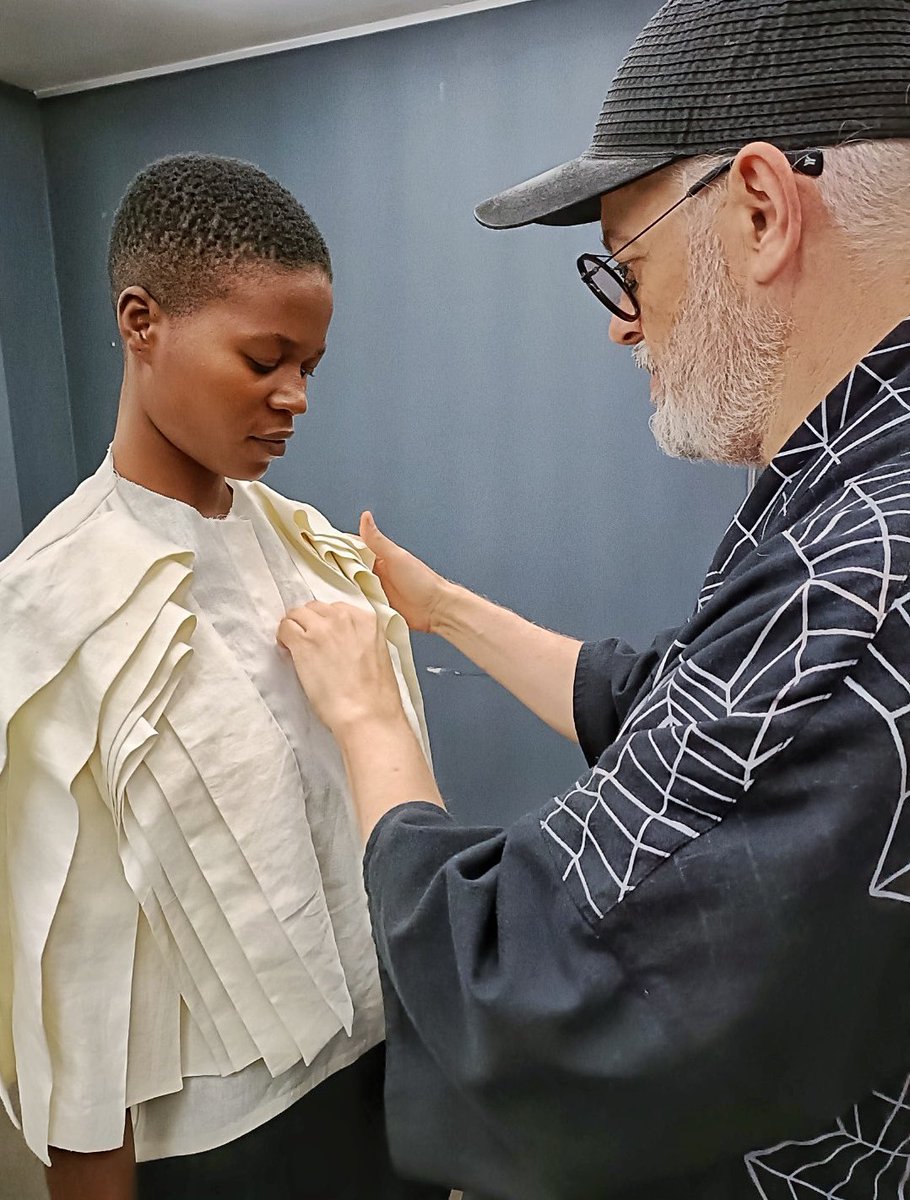 safashionweek's tweet photo. Jacques from @BlackCoffeeZA doing fittings for his #SS23 OPPO Collection for #SAFW in collaboration with @OPPOSouthAfrica!

#SAFashionweek #SAFW #MallOfAfrica #OPPOCollection #OPPO #OPPOxSAFW #ElevateYourStyle
#TechnologyXFashion 
#UnlockTheNight https://t.co/JpztAPpaFv