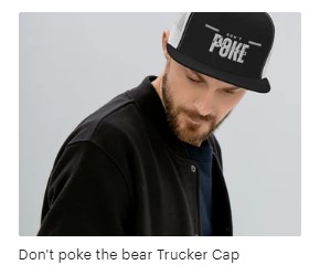 CA_Bernitt's tweet photo. @KendrickPerkins Hey Perk, check out this "don´t poke the bear" gear for the WC finals! Thanks for helping out a fan!
https://t.co/n7J5KcpDPj https://t.co/0Rb1n2Hrr9