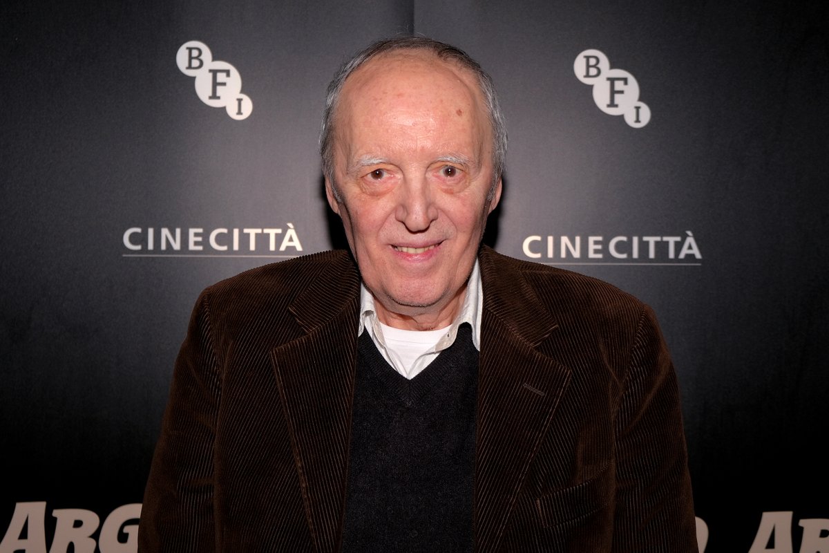 BFI's tweet photo. Legendary filmmaker Dario Argento joined us at BFI Southbank this weekend for an in-conversation with director @pranobaileybond.

Our retrospective of his career continues throughout May https://t.co/1eee7jkgs3

Photos: @neilmassey_ https://t.co/RvOBwdcrCU