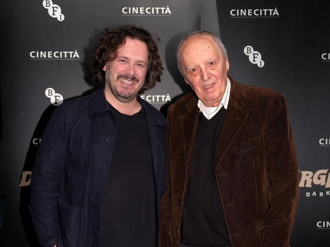 BFI's tweet photo. Legendary filmmaker Dario Argento joined us at BFI Southbank this weekend for an in-conversation with director @pranobaileybond.

Our retrospective of his career continues throughout May https://t.co/1eee7jkgs3

Photos: @neilmassey_ https://t.co/RvOBwdcrCU