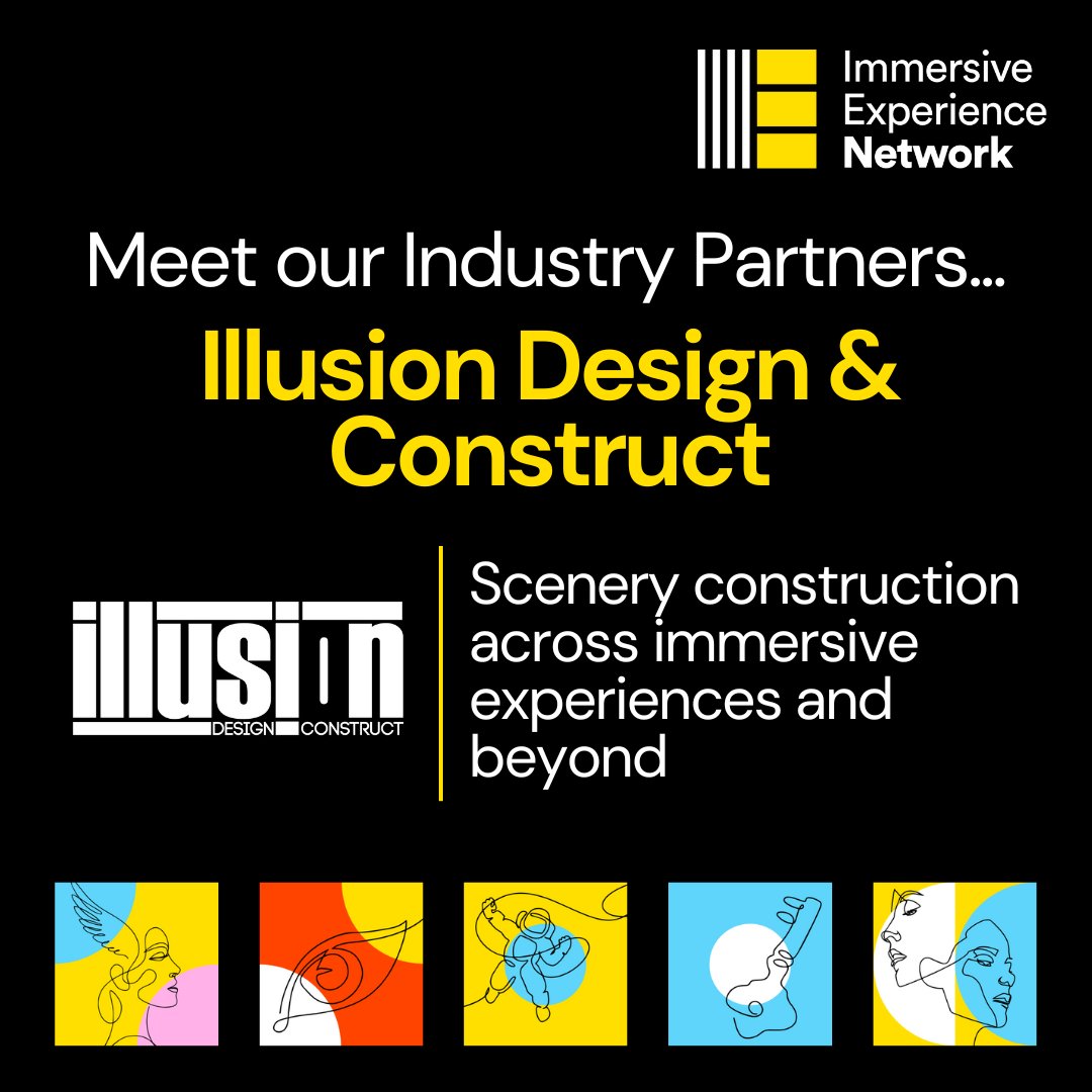 ImmersiveExpNet's tweet image. This week we&apos;re excited to announce our Supporting Partners - the companies who have given us their financial backing to become a part of building the Immersive Experience Network. Up first... ILLUSION DESIGN &amp;amp; CONSTRUCT @illusiondcltd - Find out more at illusiondc.com