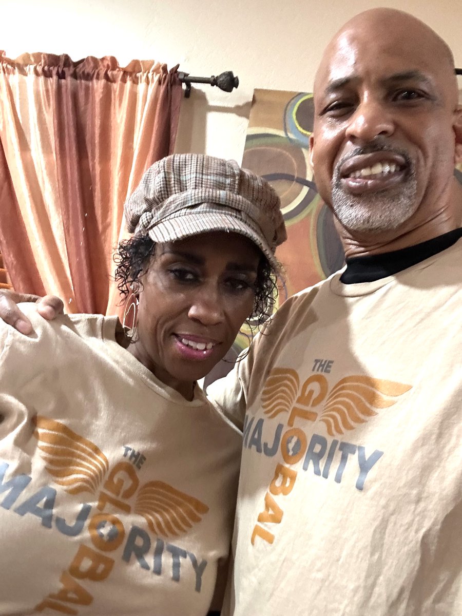 @karenhunter #Quick trip from #PHX 2 #Oakland Yes, we were ?'d about the shirts! #GlobalMajority #KarenRebels #TeamJenkins  If we said once we said it... Tune in to 126 @SIRIUSXM #UrbanView
