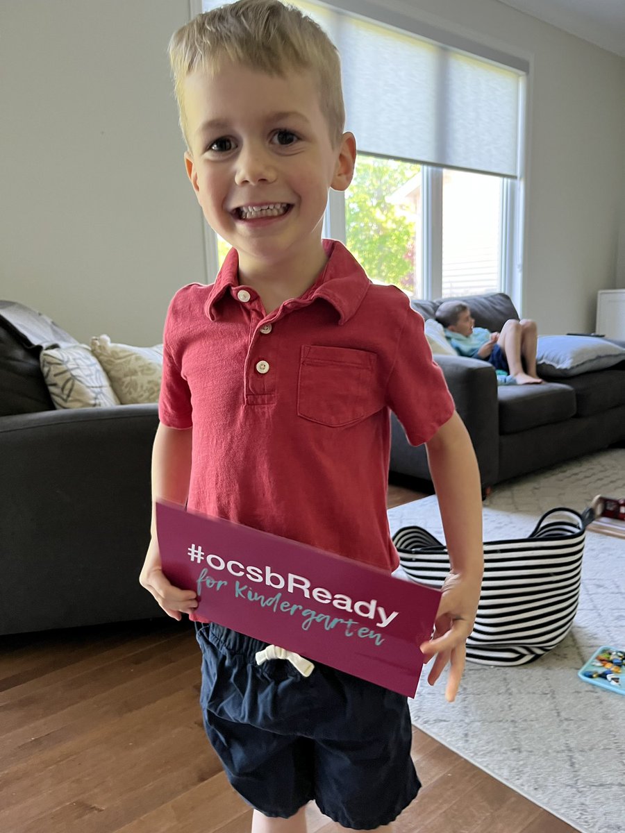 We are getting #ocsbReady for kindergarten over here. See you in September <a href="/StJeromeOCSB/">St. Jerome School</a> ✨