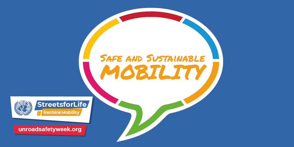 DYK: Walking & cycling can benefit the planet, reduce traffic crashes, and improve public health? As a #FriendofRoadSafety, we know that prioritizing these options in transport planning are important for safer, healthier communities.

Let’s #RethinkMobility for #StreetsForLife.