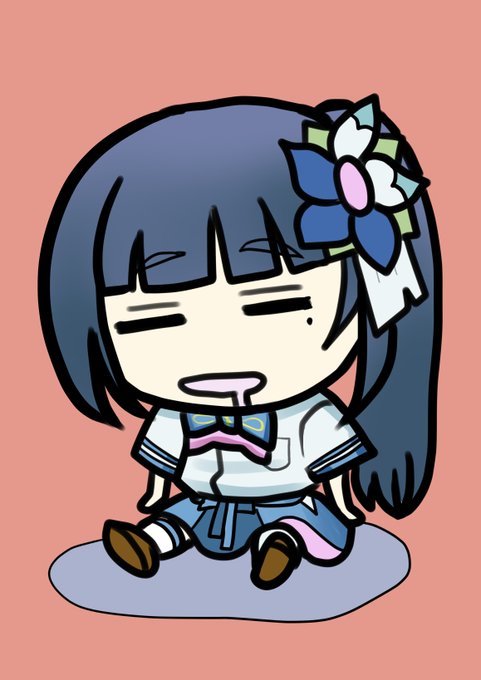 毎日投稿その22 眠いちびあおい #葵の絵